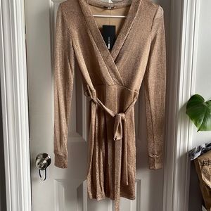 Sparkle metallic dress